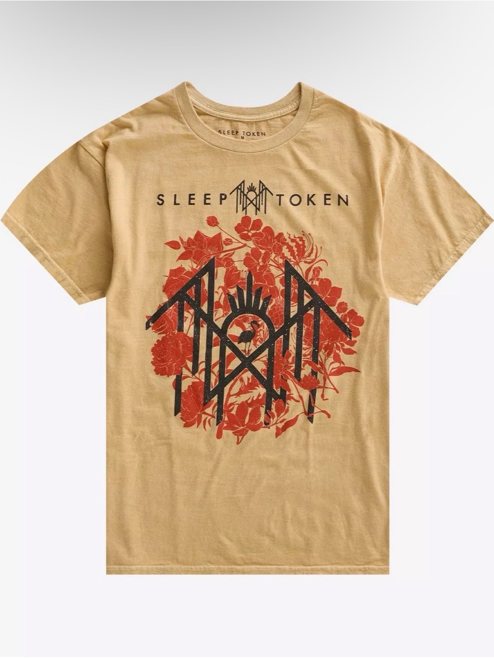 NWT Hot Topic Sleep Token Red Roses Rock Band Mens Cut T-Shirt Size XXL